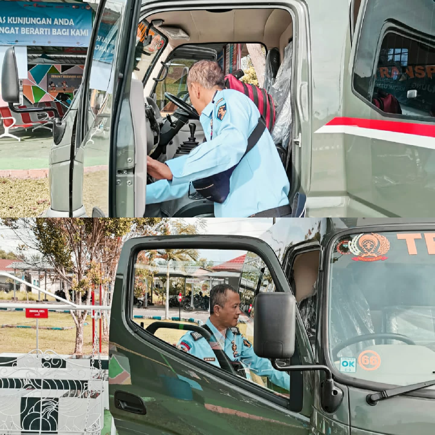 LAPAS NARKOTIKA KELAS IIA PANGKALPINANG MENERIMA TRANSFER KENDARAAN DINAS TRANSPAS DARI DIREKTORAT JENDERAL PEMASYARAKATAN